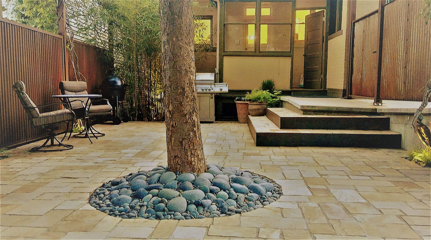 What should I do to prepare my yard before the landscapers arrive?