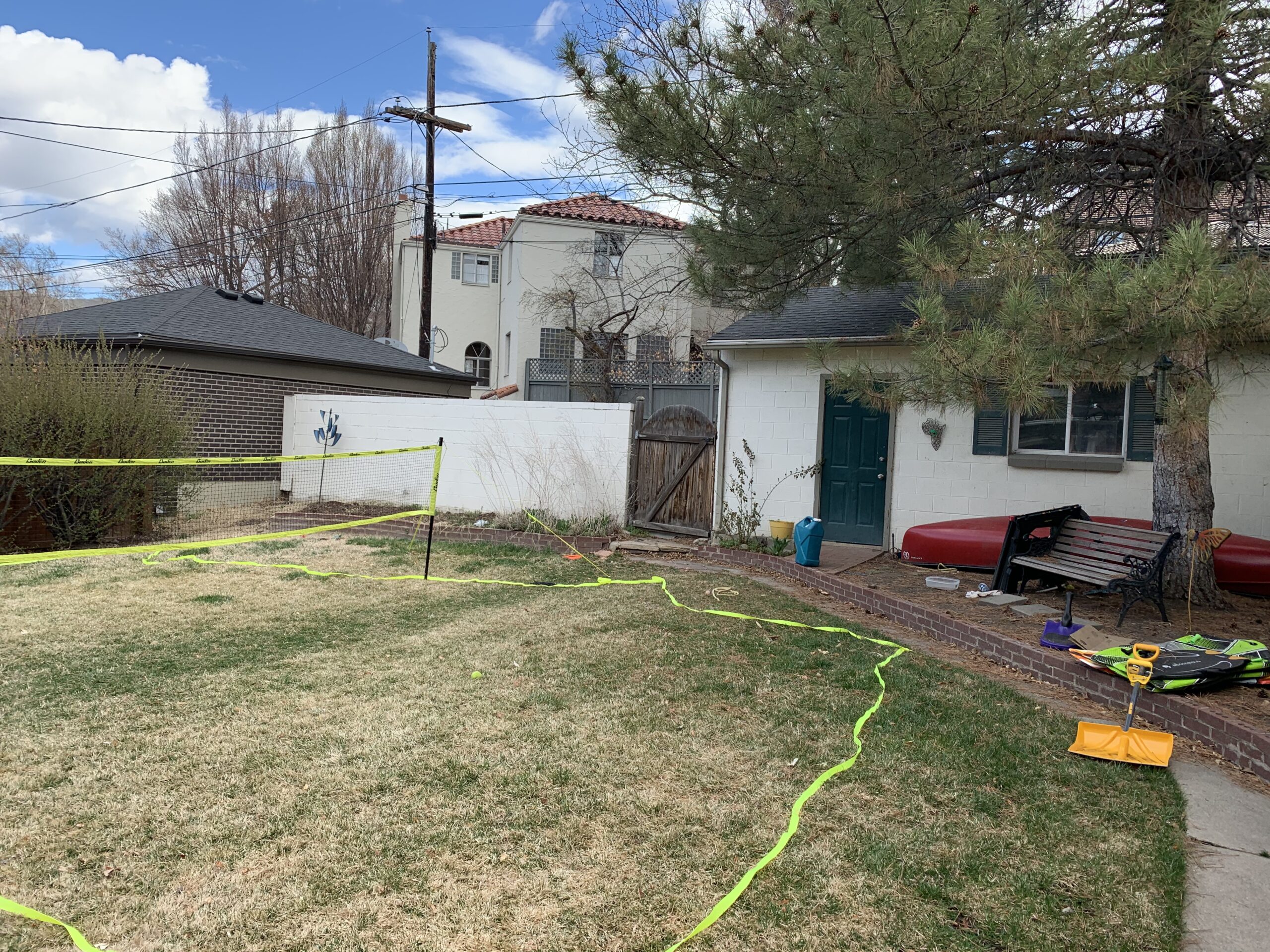 Who should I call if something breaks after work by a landscaper?