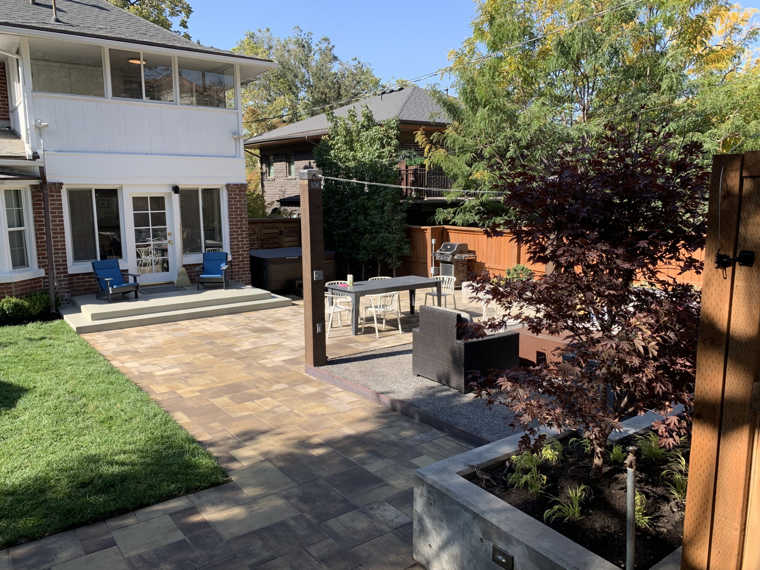 When and how much should I water each zone from a landscape company?