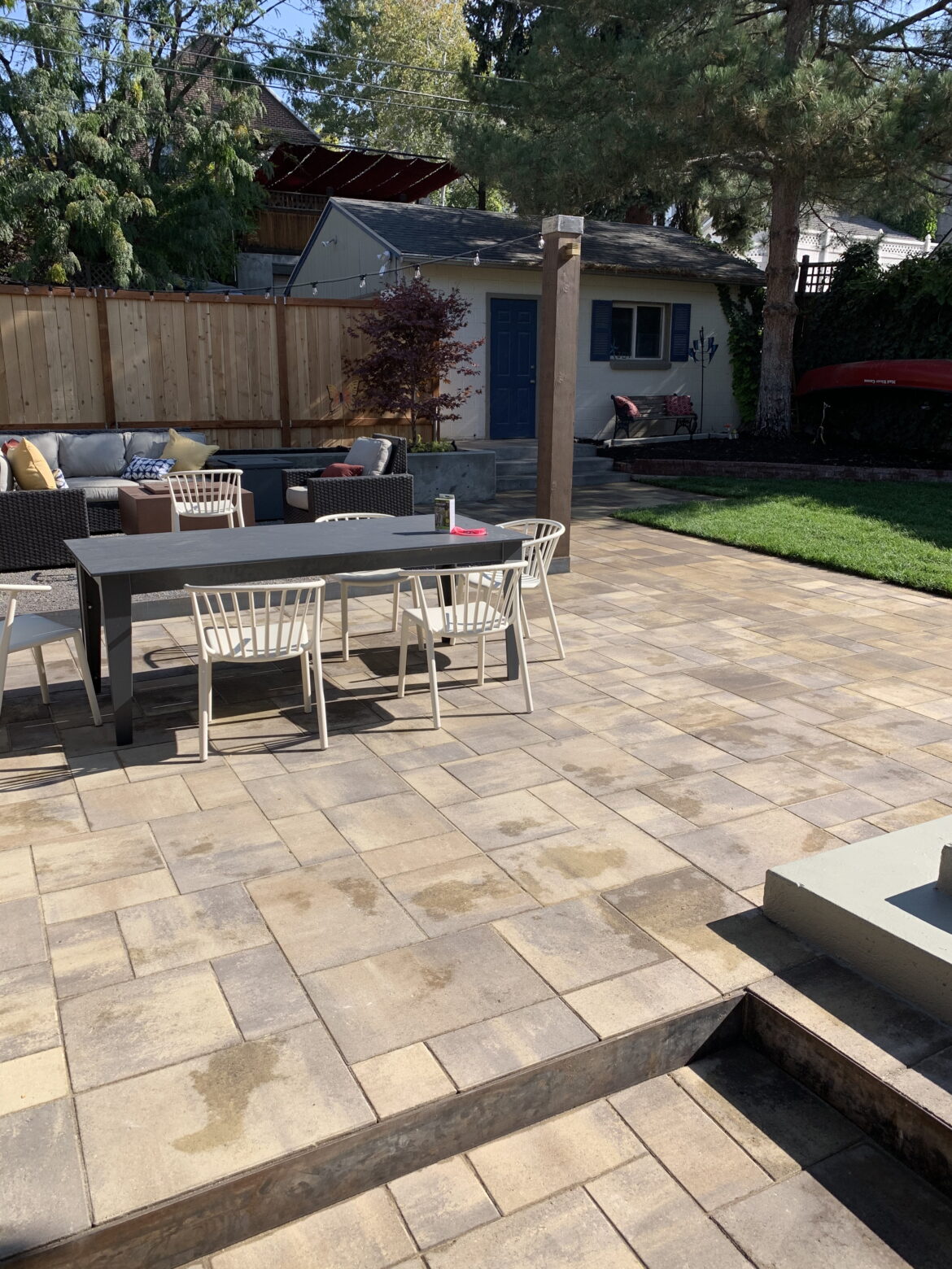 Why does my finished landscaping look smaller or larger than the plan?